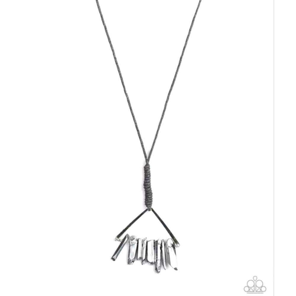Paparazzi Raw Talent Silver Urban Necklace